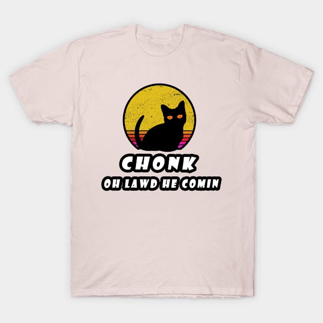 Funny Chonk Scale Cat meme memes T-Shirt by Snoot store